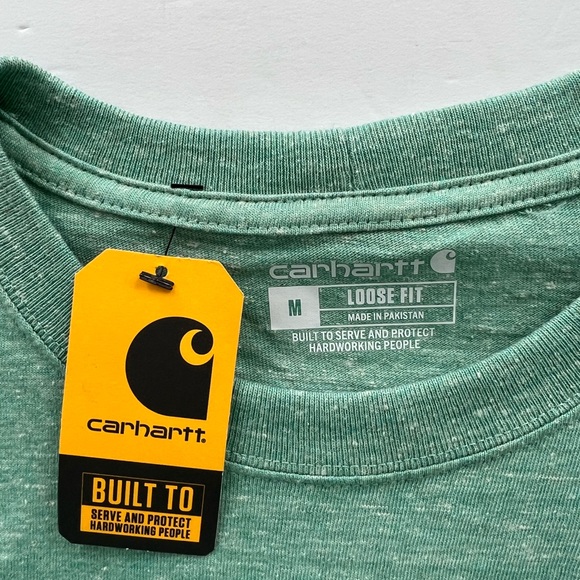 CARHARTT, GREEN, MEDIUM, LOOSE FIT, SHORT SLEEVES, T-SHIRT - Picture 9 of 12